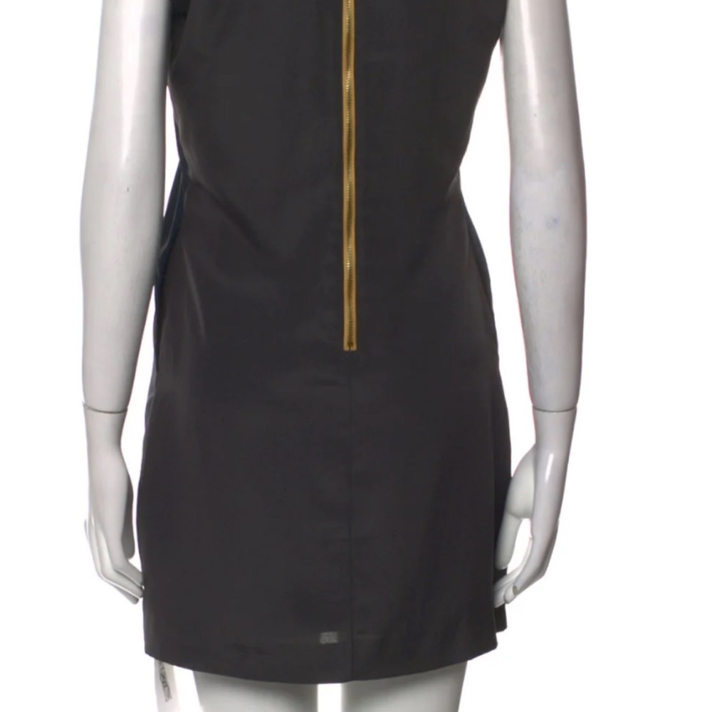 Ted Baker London Langley Print Sheath Dress size 3 or Med green/black - Picture 2 of 16